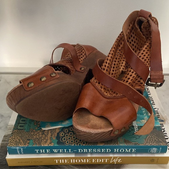 Free People Perforated Leather Clog - Picture 2 of 2